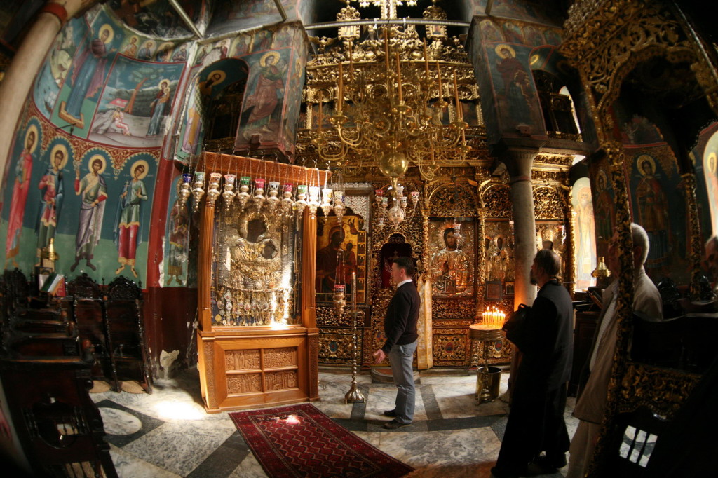 Иверский образ Пресвятой Богородицы. Иверский монастырь, Святая Гора Афон.
