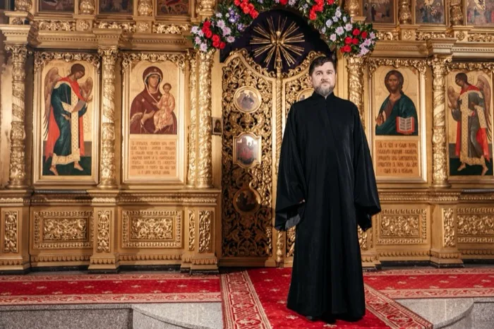 Диакон Илья Игоревич Савченко в соборе Архистратига Михаила