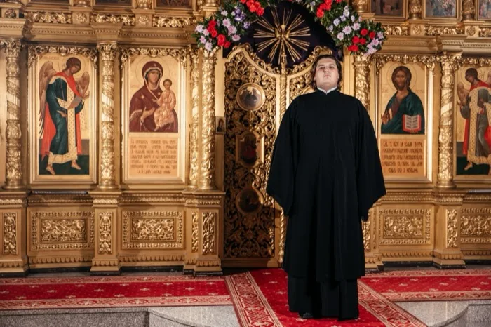 Диакон Иоанн Александрович Копырин в соборе Архистратига Михаила
