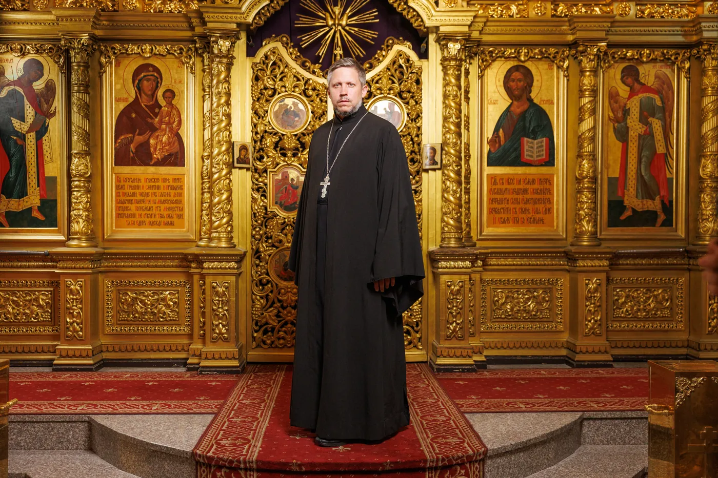 Иерей Сергий Владимирович Воронин в соборе Архистратига Михаила